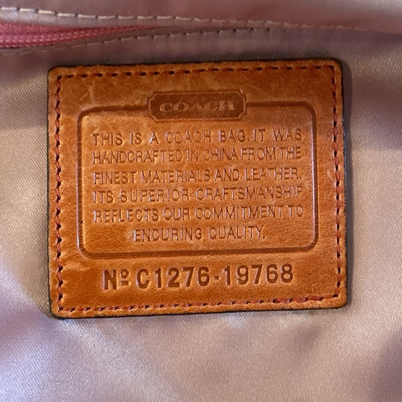 Coach Poppy Shimmer Hobo Bag - Picture 15 of 16